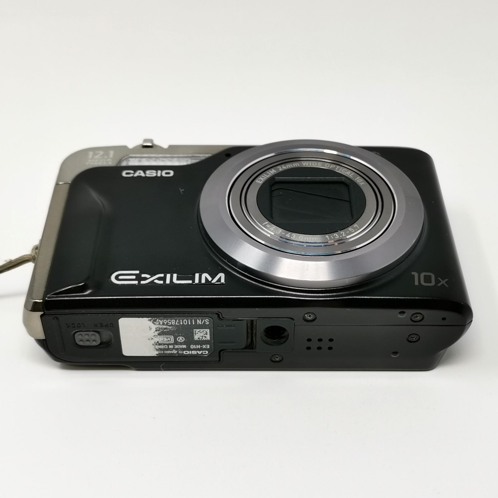CASIO EXILIM EX-H10 カメラ コンデジ ブラック 動作確認済み 訳あり品