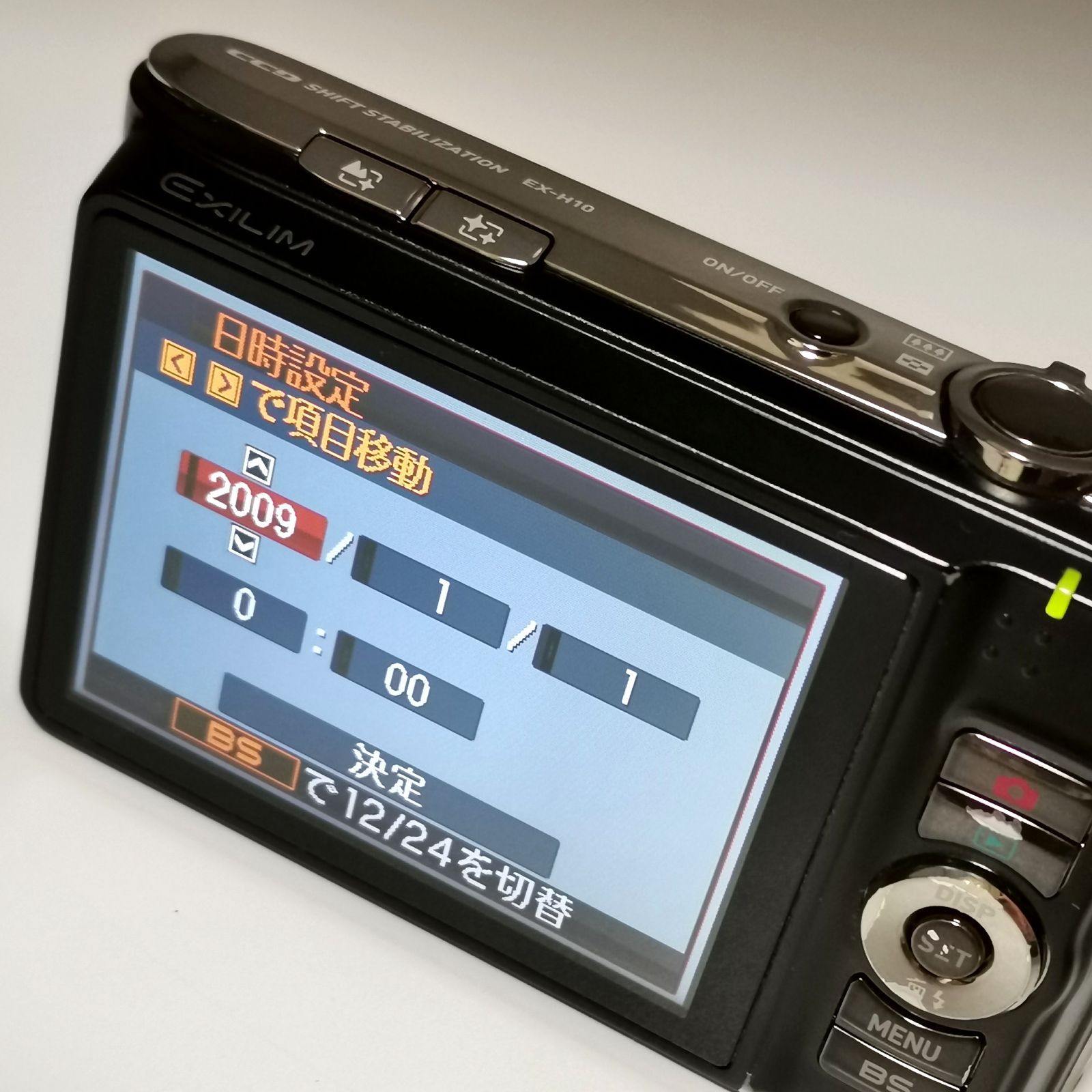CASIO EXILIM EX-H10 カメラ コンデジ ブラック 動作確認済み 訳あり品
