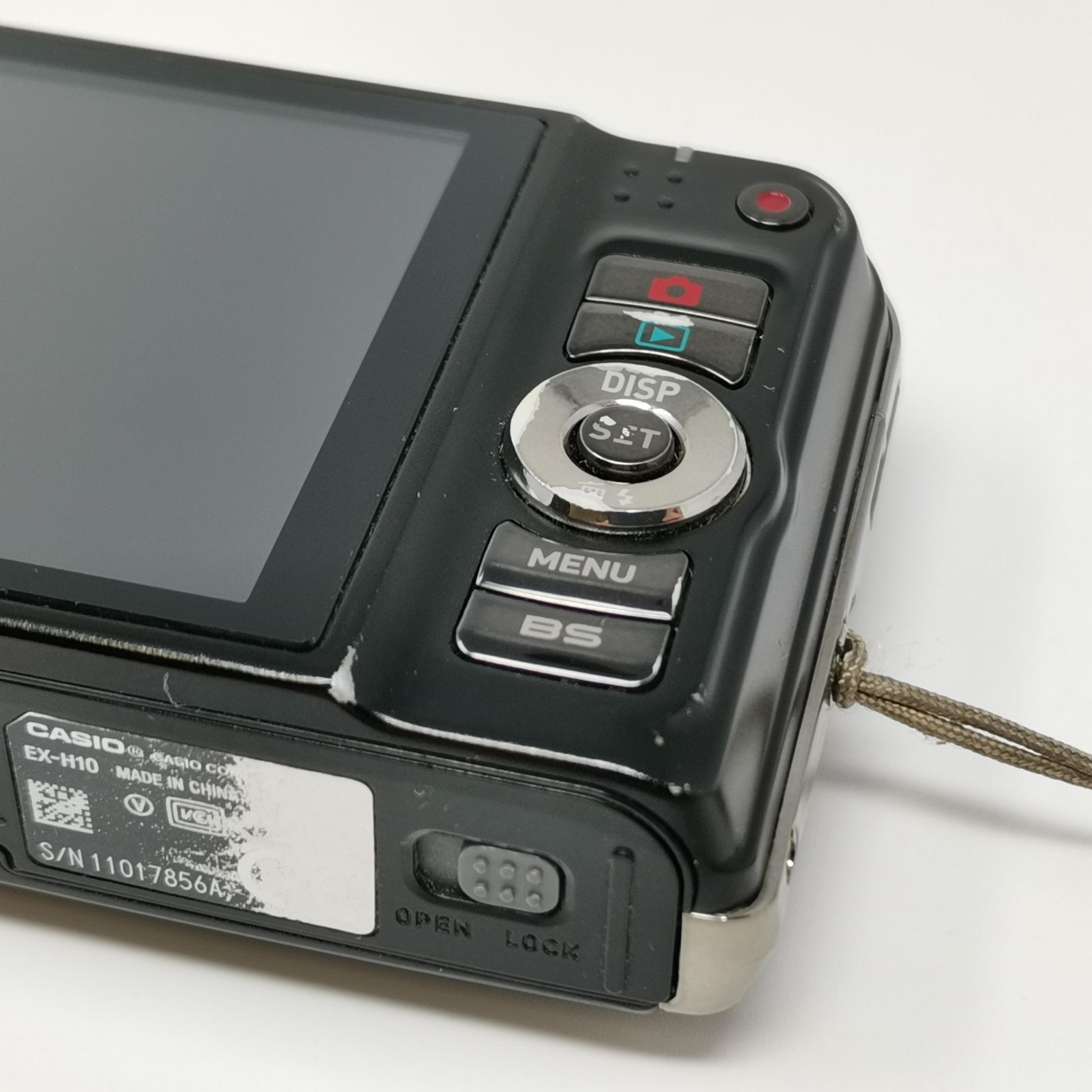 CASIO EXILIM EX-H10 カメラ コンデジ ブラック 動作確認済み 訳あり品