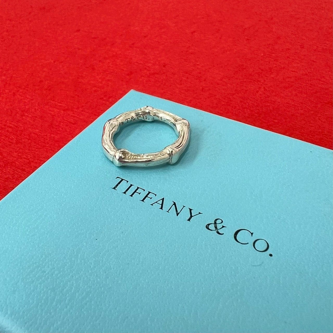 極 美品 TIFFANY&Co. ティファニー ヴィンテージ バンブー リング 