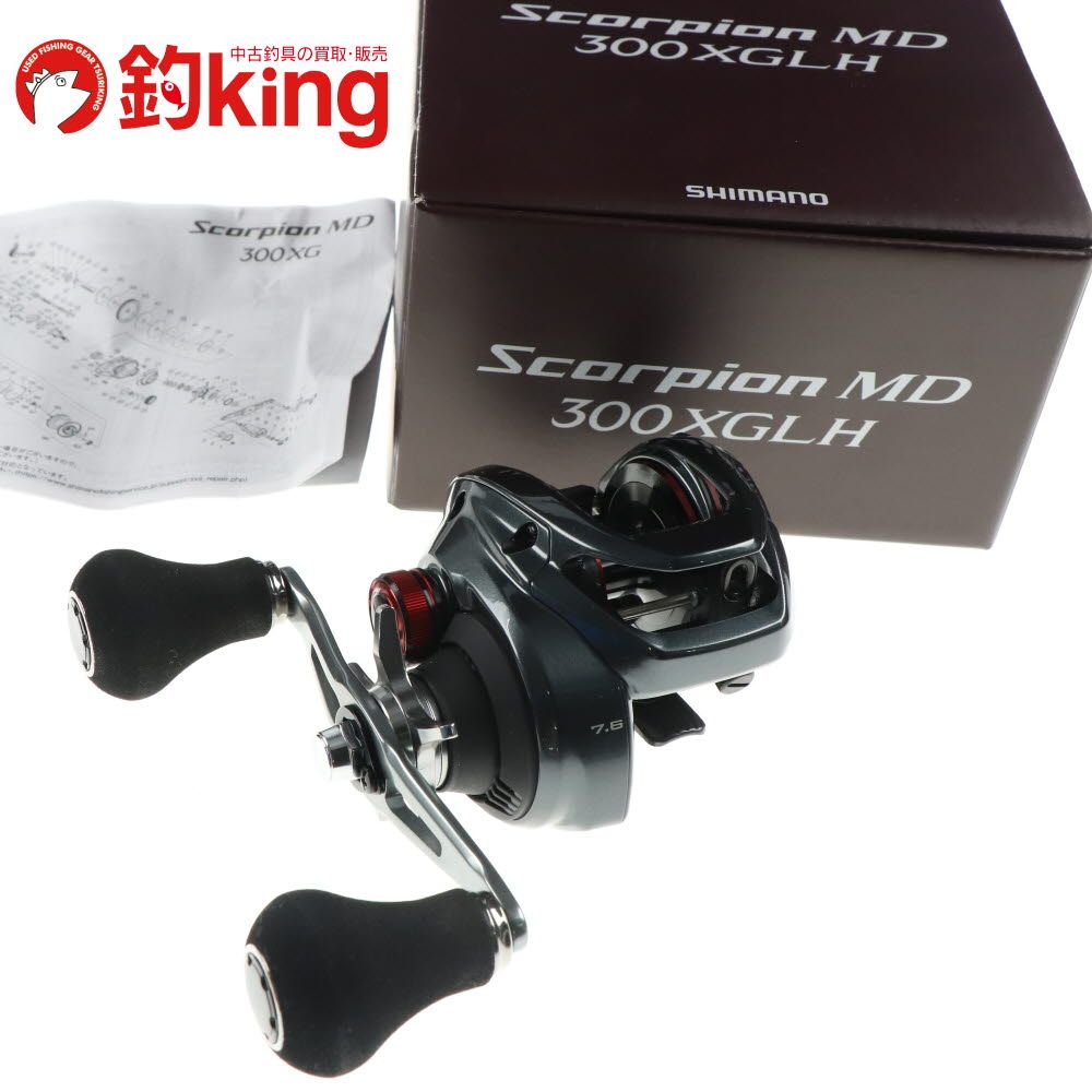 シマノ 24 スコーピオンMD 300XGLH /SG043M 極上品 ブラックバス バス
