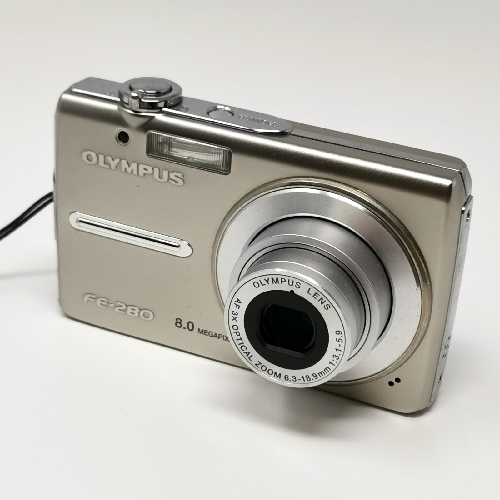 OLYMPUS FE-280 シルバー カメラ コンデジ SDカードなし 動作確認済み