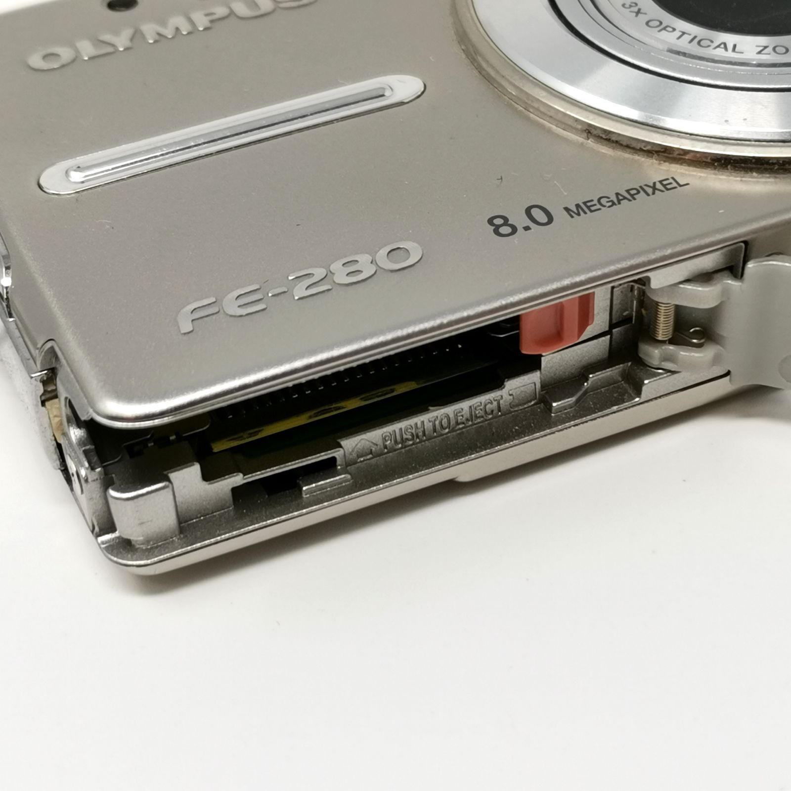 OLYMPUS FE-280 シルバー カメラ コンデジ SDカードなし 動作確認済み