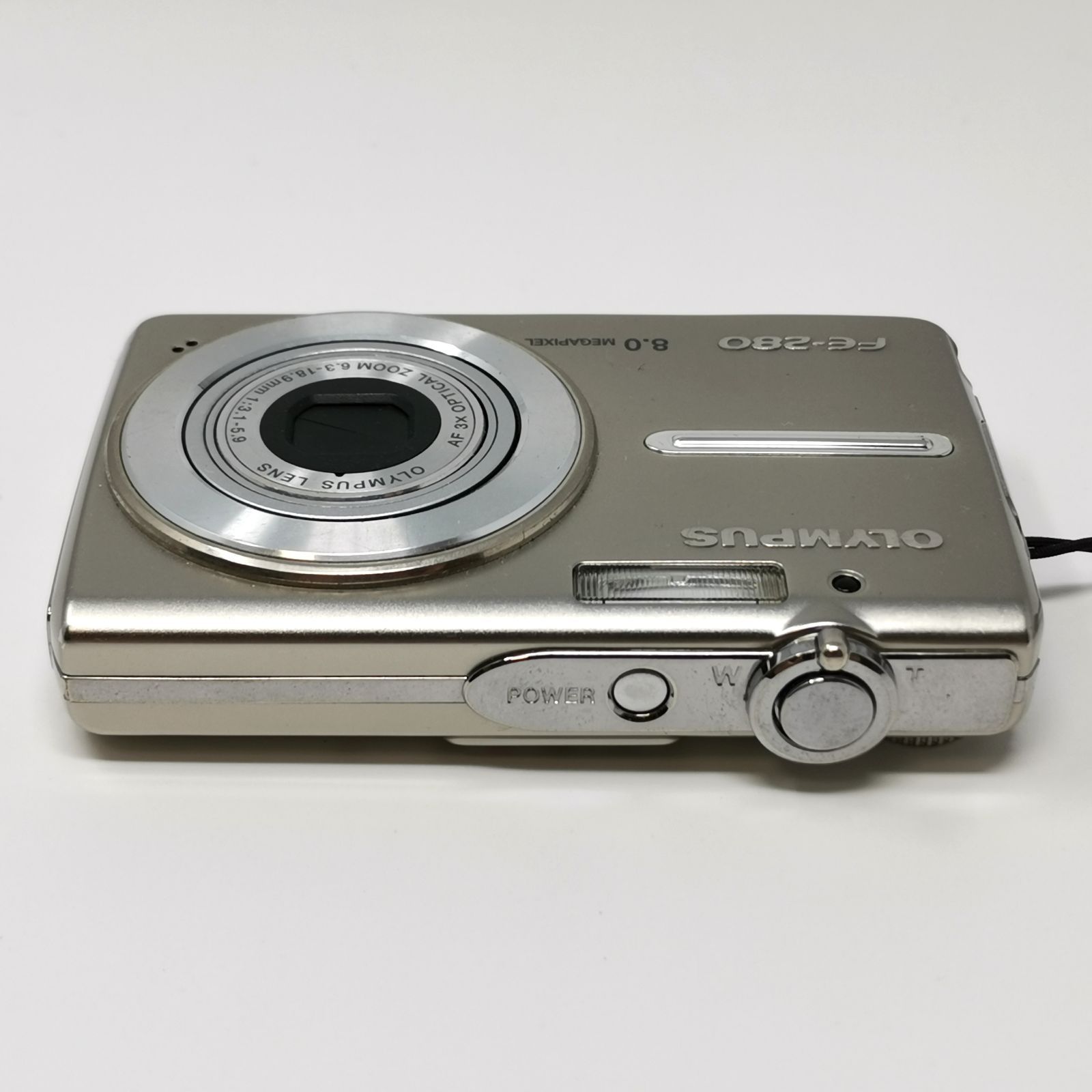 【比較的美品・動作確認済】Olympus FE-280 シルバー コンデジカメラ OLYMPUS FE-280 シルバー カメラ コンデジ SDカードなし 動作確認済み