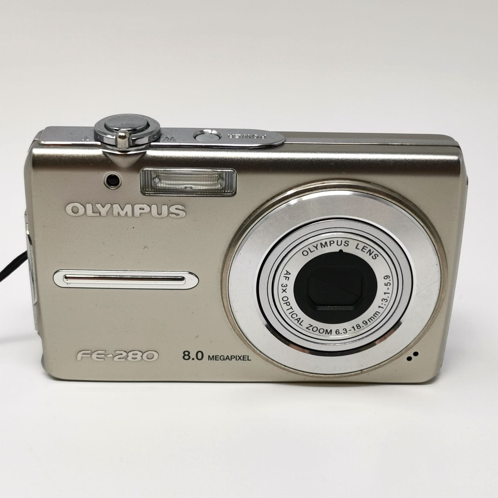 OLYMPUS FE-280 シルバー カメラ コンデジ SDカードなし 動作確認済み