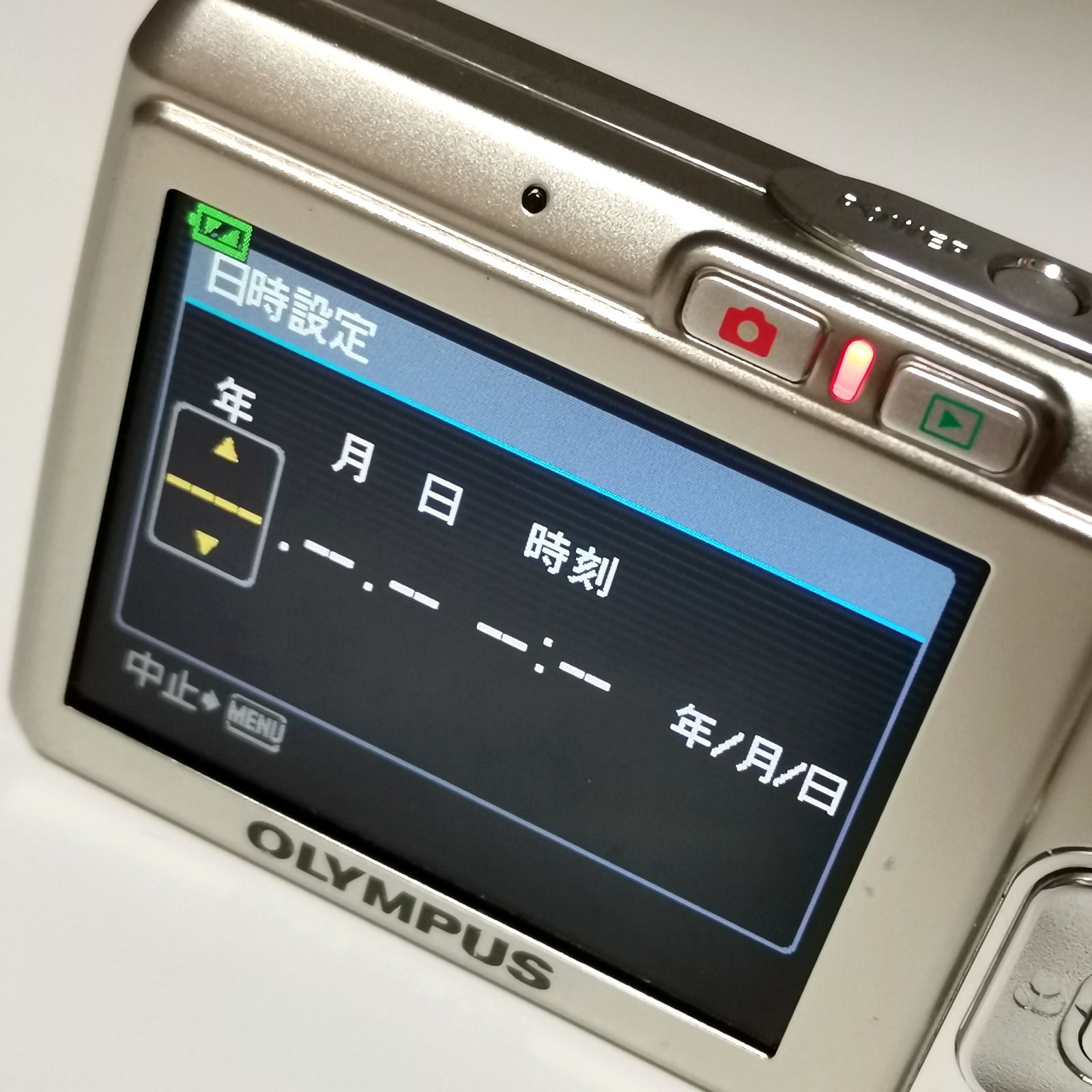 OLYMPUS FE-280 シルバー カメラ コンデジ SDカードなし 動作確認済み