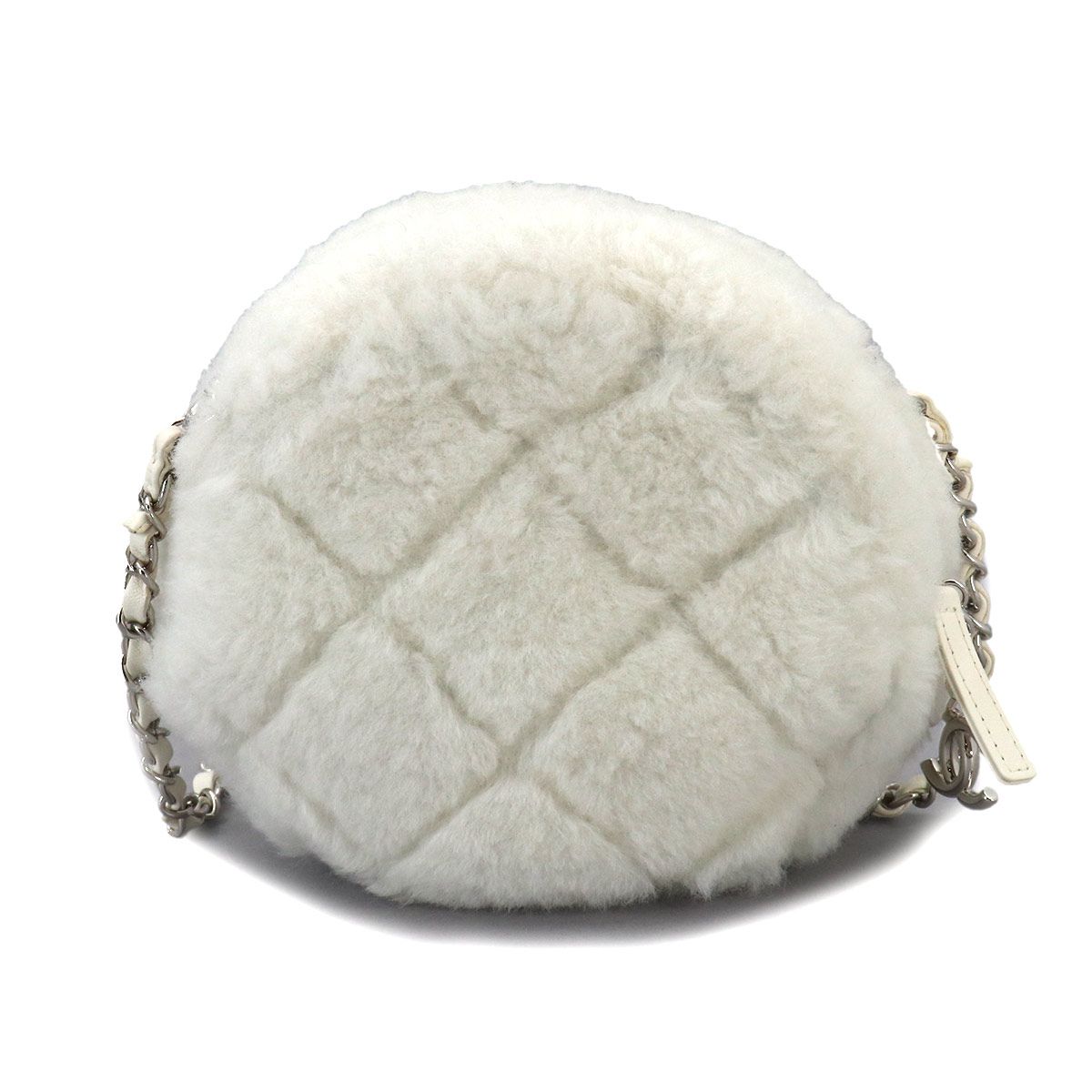 未使用 展示品 シャネル CHANEL ファー チェーン ショルダー バッグ