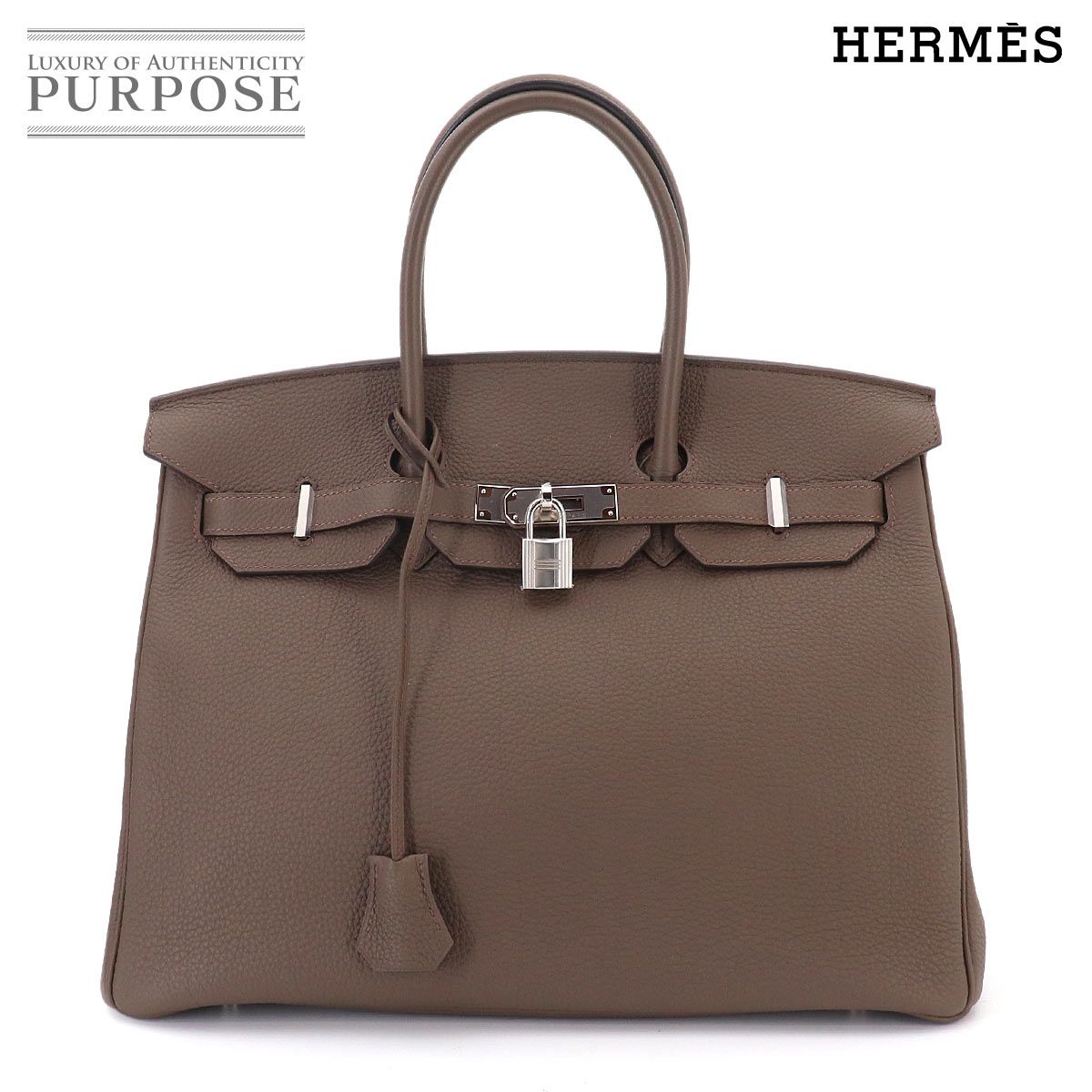 未使用 展示品 エルメス HERMES バーキン35 トゴ ト―プ ハンド バッグ