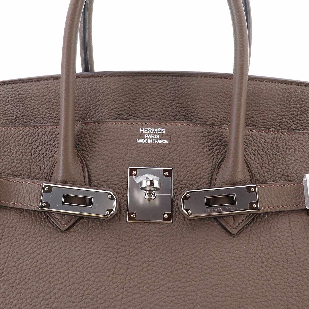 未使用 展示品 エルメス HERMES バーキン35 トゴ ト―プ ハンド バッグ