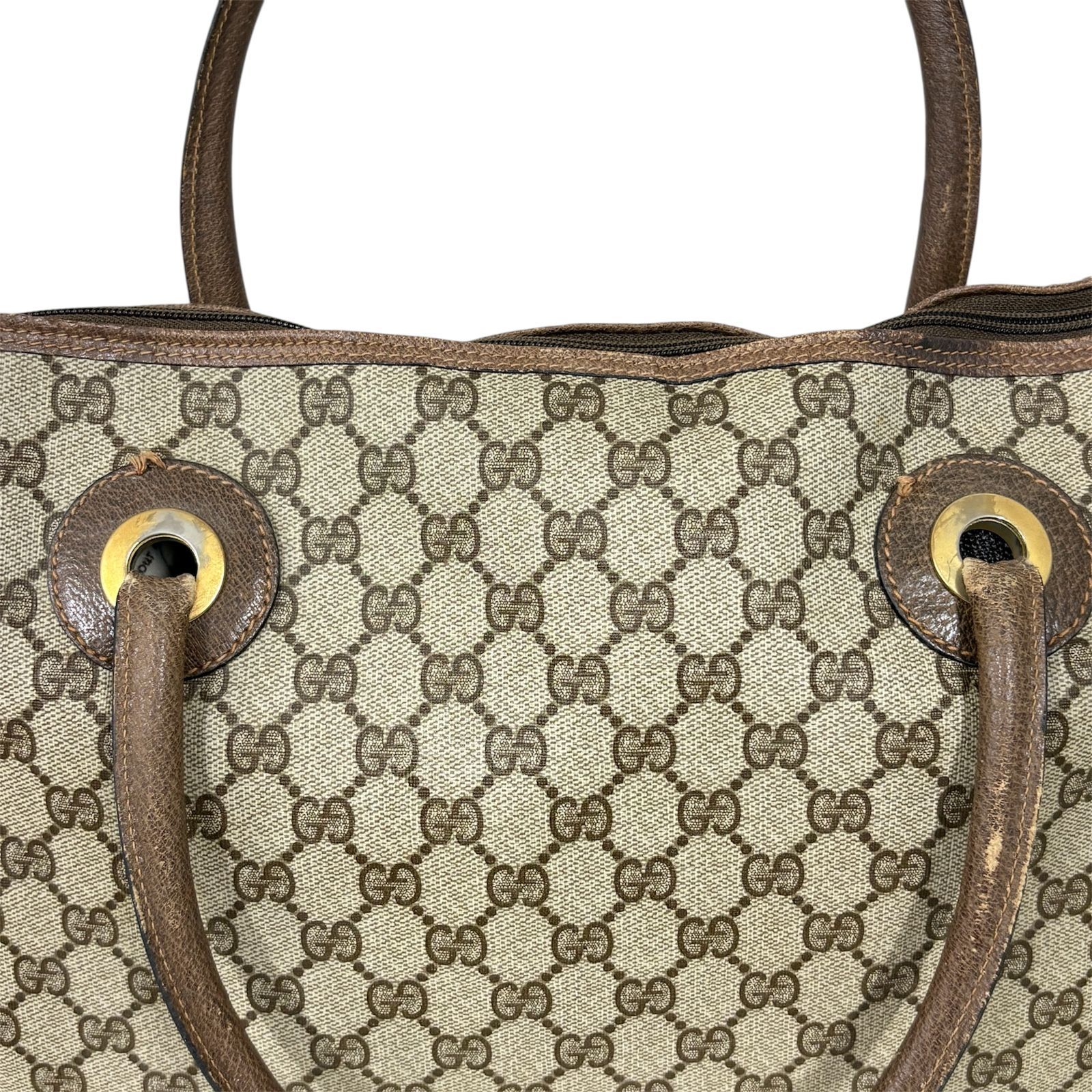 【専用】オールドグッチ GGスプリーム GUCCI / オールドグッチ】 GGスプリーム トートバッグ PVCレザー