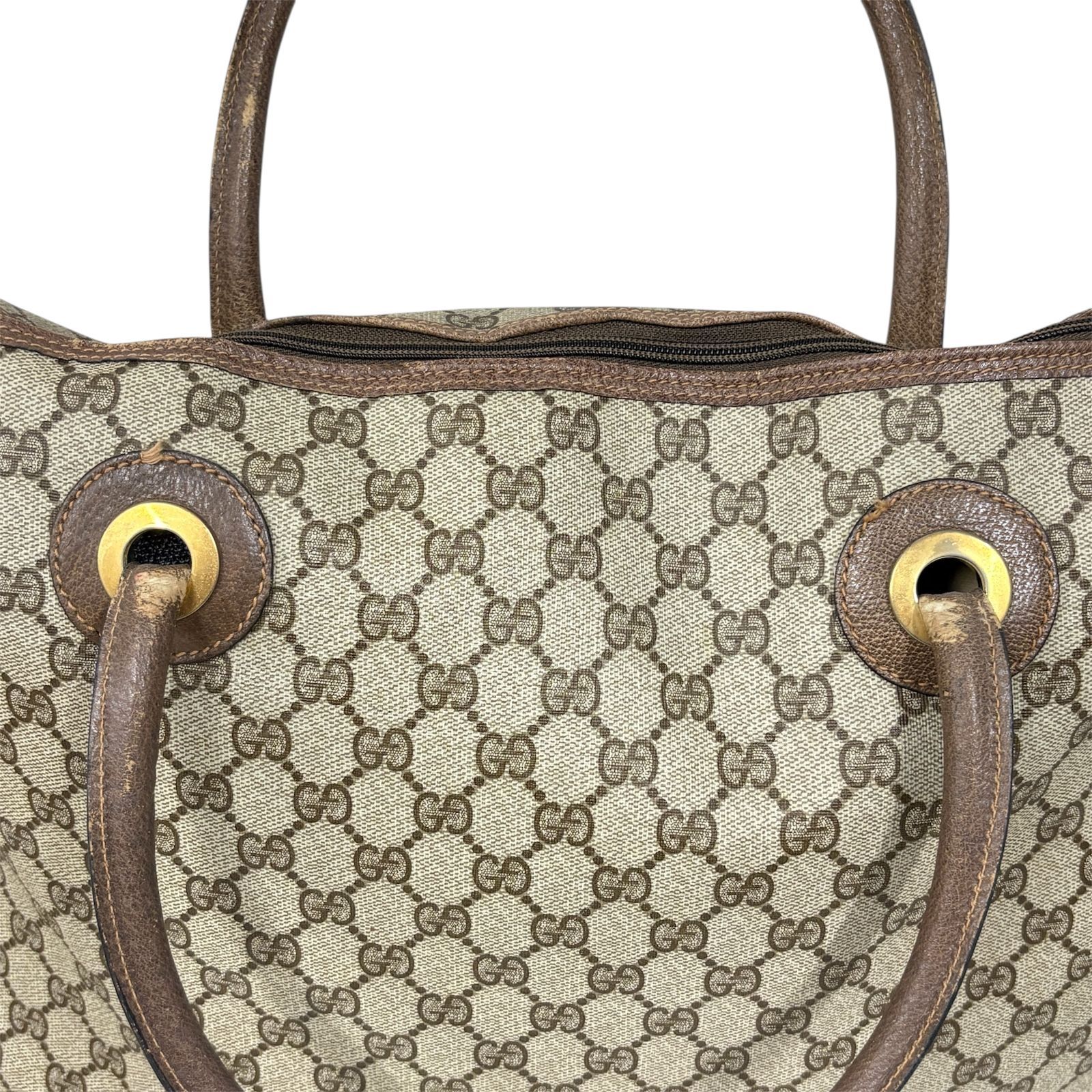 GUCCI / オールドグッチ】 GGスプリーム トートバッグ PVCレザー