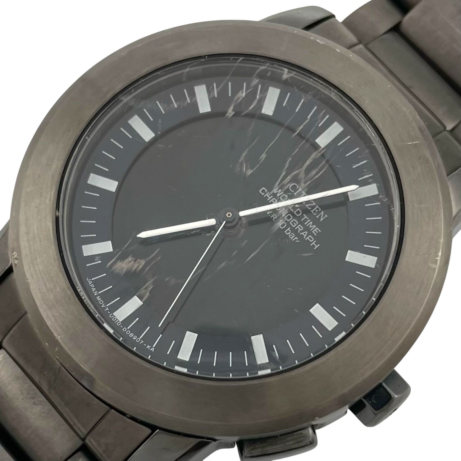 CITIZEN ALTERNA U010-S030692 アナデジ 稼働品 稼働/訳有 シチズン CITIZEN オルタナ 腕時計 クロノグラフ ALTERNA