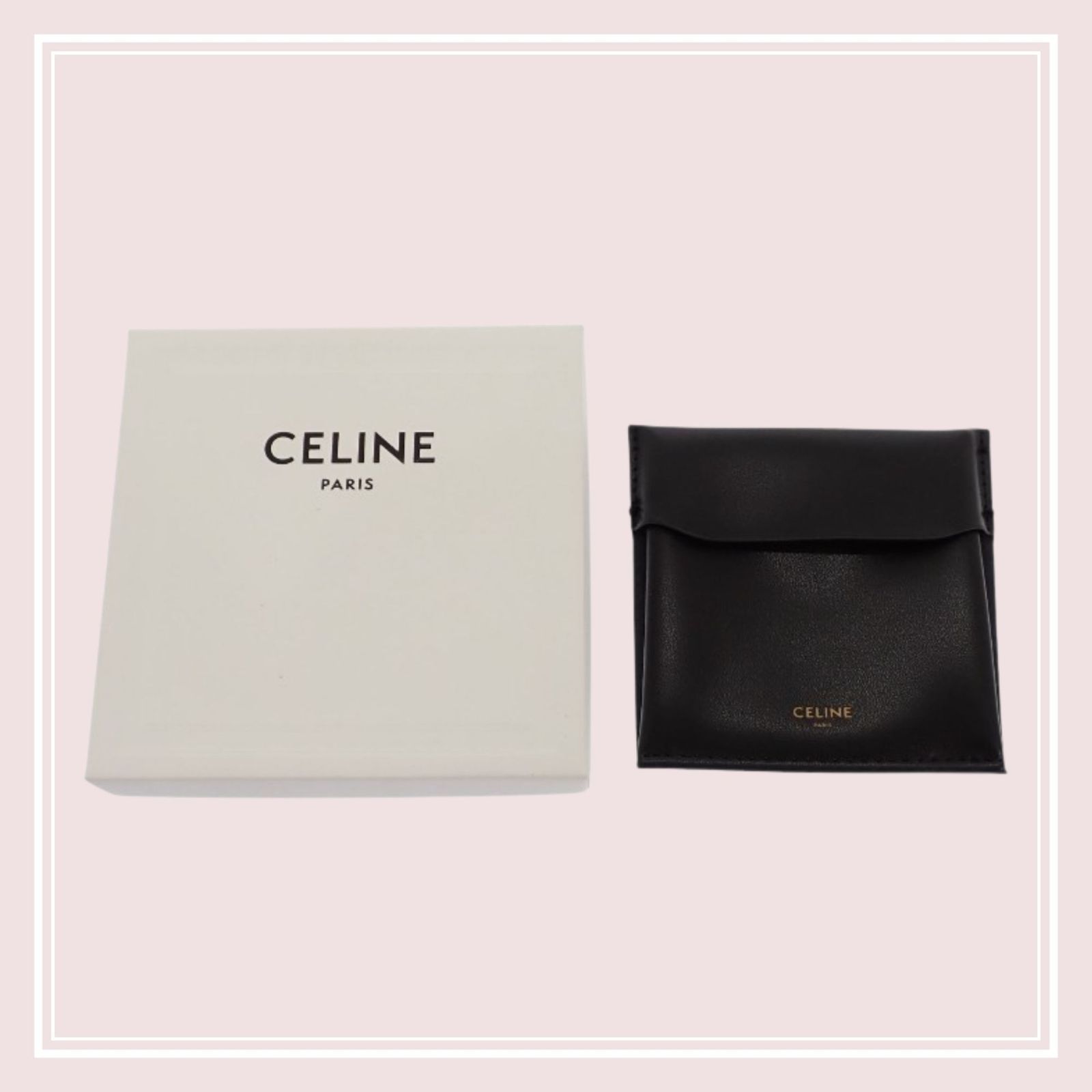 CELINEセリーヌ トリオンフフレームスパークルブローチ バゲットカット