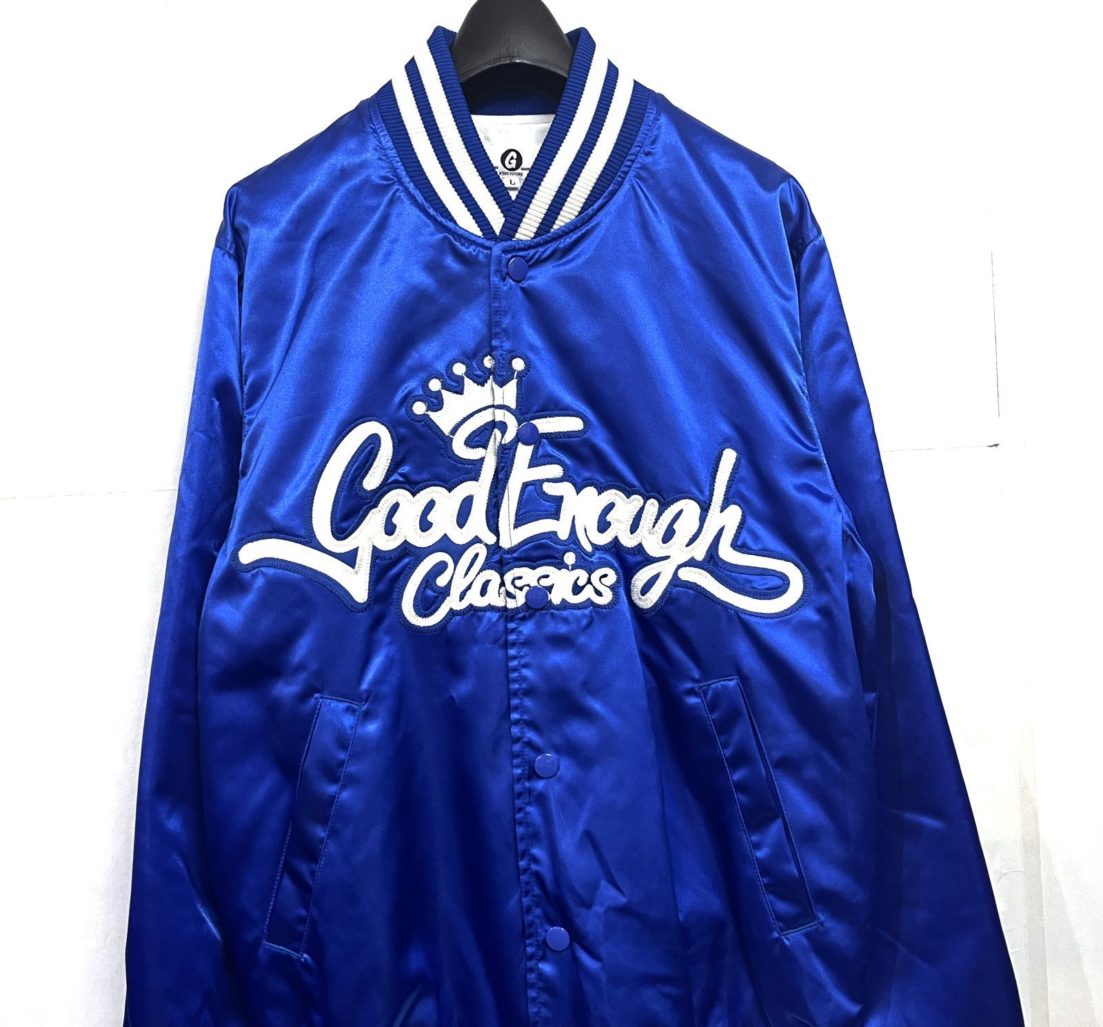 【早い者勝ち！最安値！】GOODENOUGH グッドイナフ　スタジャン GOODENOUGH｜グッドイナフ SATIN DUGOUT JK サテン スタジャン - メルカリ