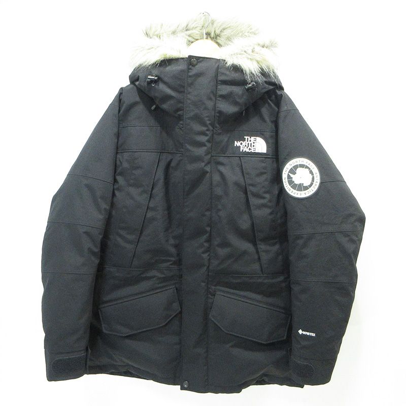 【三重本店】 THE NORTH FACE | ザ・ノースフェイス Antarctica Parka アンタークティカパーカ 2WAYフードロゴ刺繍ダウンジャケット GORE-TEX 防水 ND92546 ブラック サイズ:L 【92】