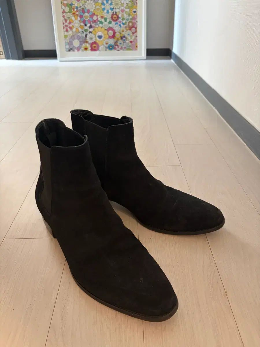 Saint Laurent Paris サイドゴアブーツ　サイズ42 Saint Laurent Parisブーツ黒25.5~26 SAINT LAURENT PARIS サン
