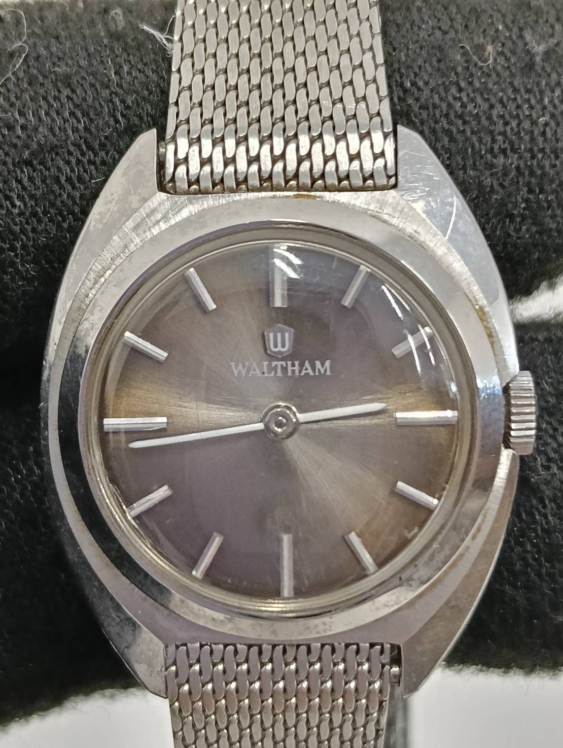 中古品】 【動作確認済み】 WALTHAMウォルサム 腕時計 手巻き シルバー