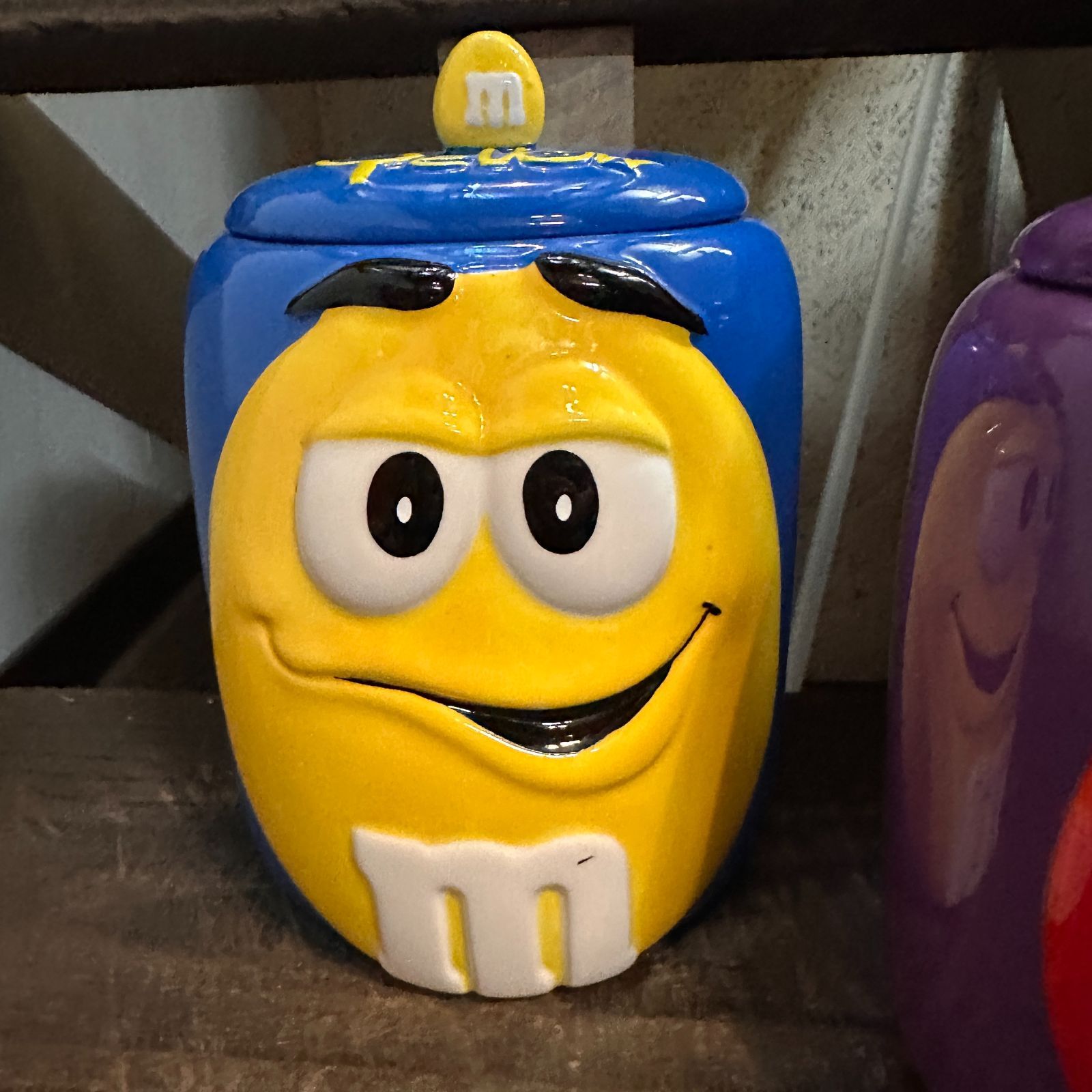 2003 Mars社公認 ギャラリー社製 m&m's 陶器製クッキージャー3点セット