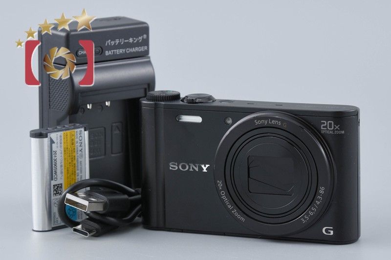 中古】SONY ソニー Cyber-shot DSC-WX300 ブラック デジタルスチル