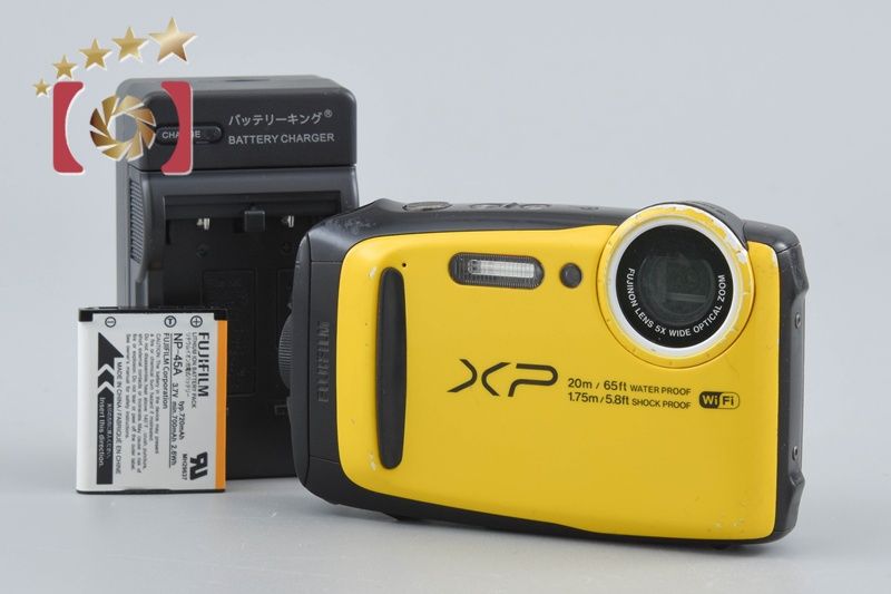 【中古】FUJIFILM 富士フイルム FINEPIX XP120 イエロー コンパクトデジタルカメラ