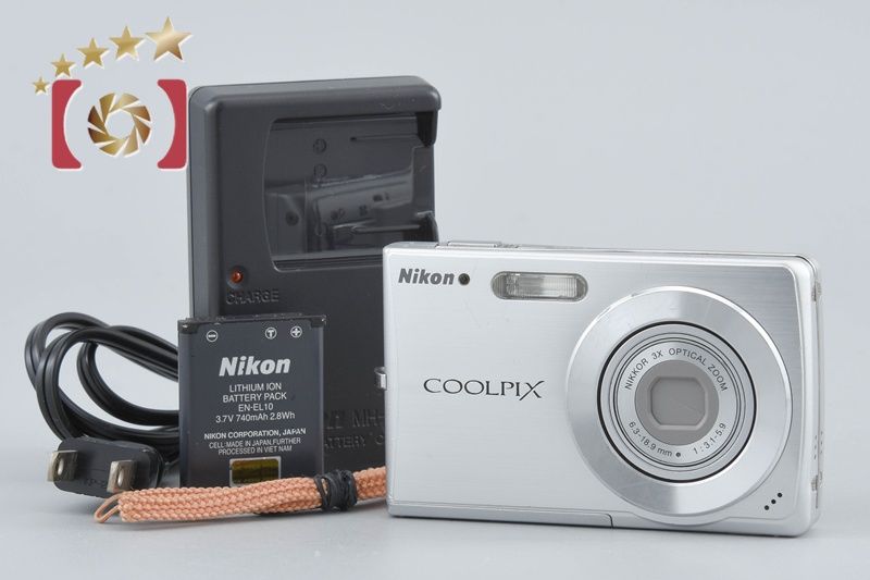 【中古】Nikon ニコン COOLPIX S200 シルバー コンパクトデジタルカメラ