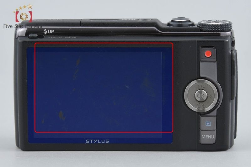 中古】OLYMPUS オリンパス STYLUS SH-60 ブラック コンパクトデジタル