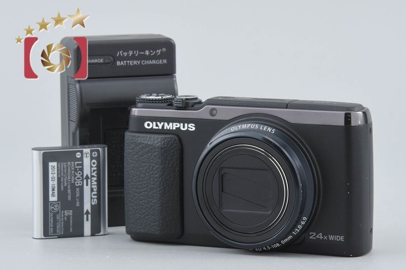 中古】OLYMPUS オリンパス STYLUS SH-60 ブラック コンパクトデジタル