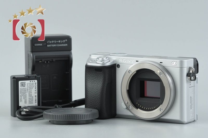 【中古】SONY ソニー α6400 ILCE-6400 シルバー ミラーレス一眼カメラ シャッター回数僅少