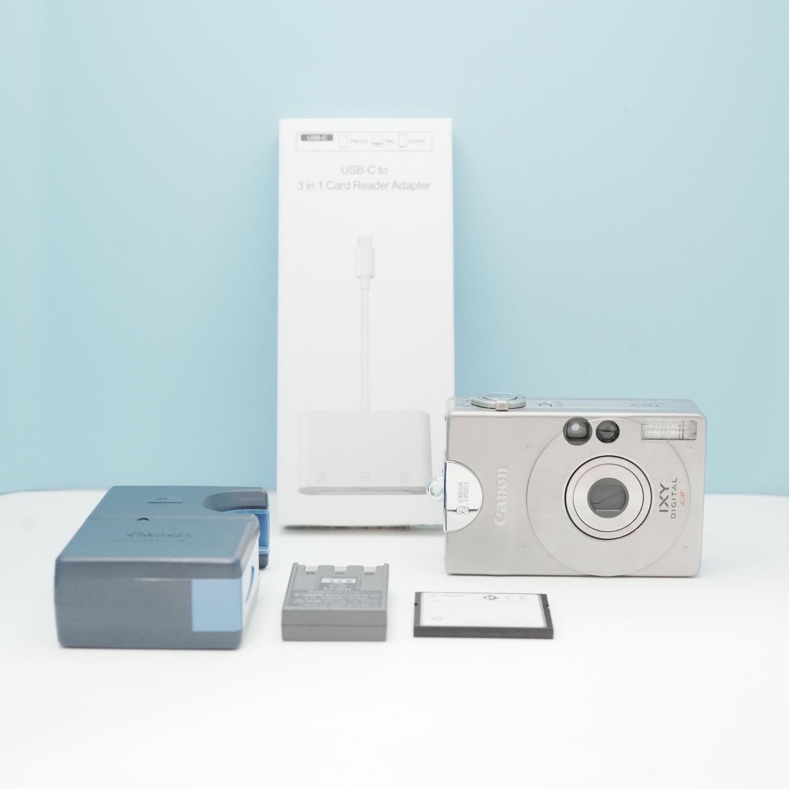 Canon IXY DIGITAL デジカメ スマホ転送OK フルセット a6901 - メルカリ