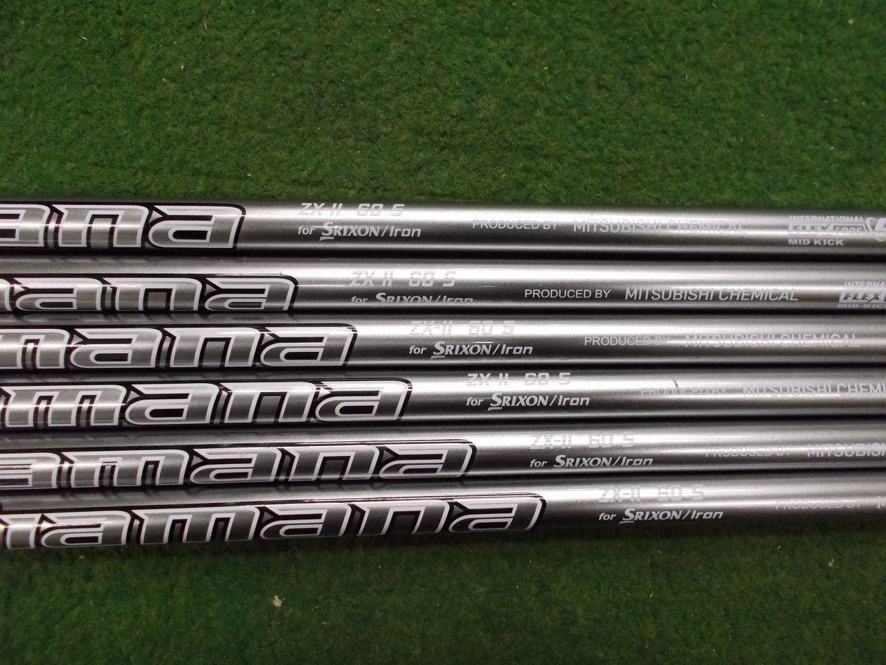 322 Diamana ZX-Ⅱ 60 S-FLEX 36.875インチから6本セット SRIXON純正