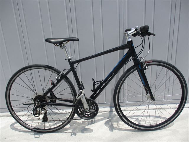 F241★整備済み★完成車発送★中古自転車 　【クロスバイクアサヒ　パーセプション　黒　47㎝】