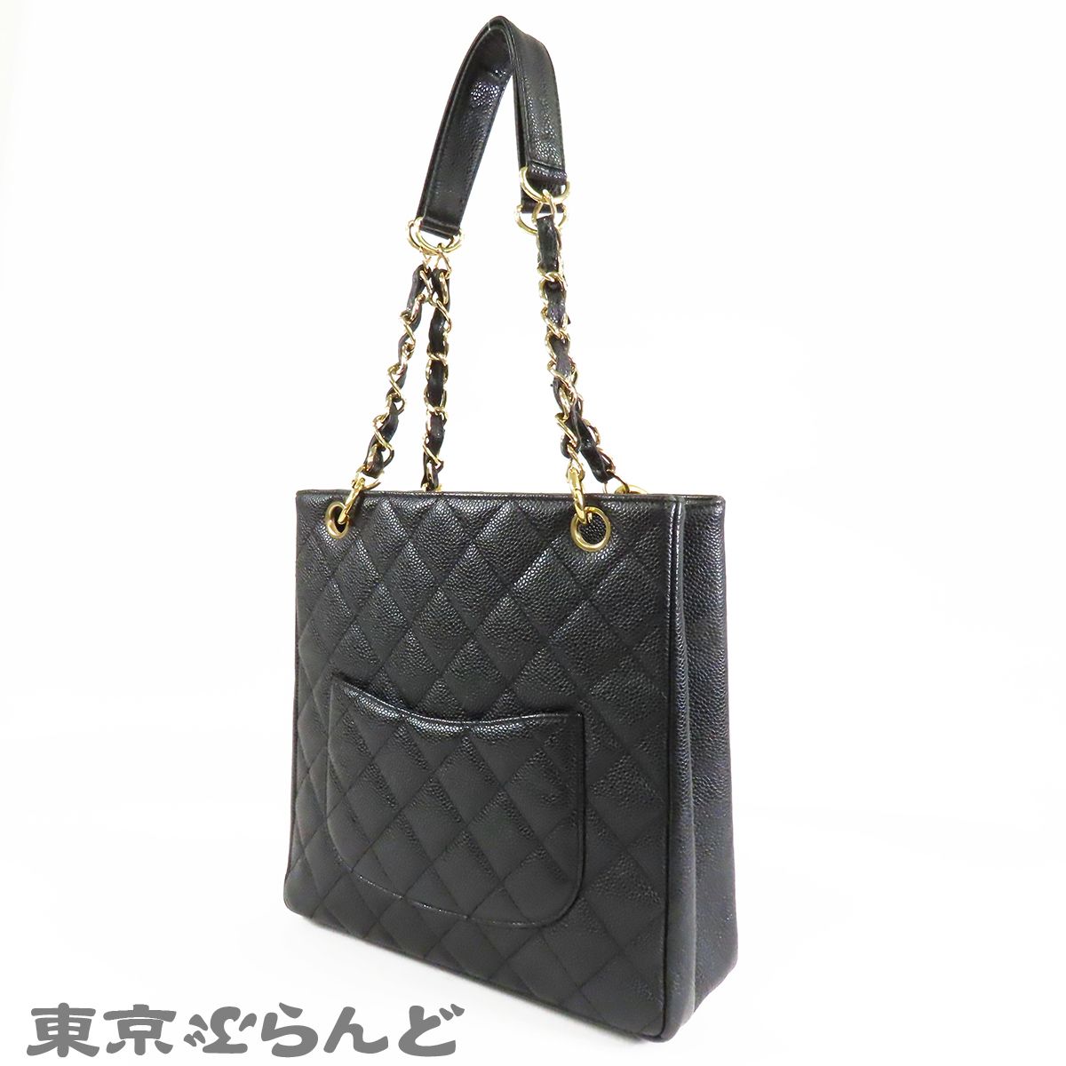 シャネル CHANEL PST チェーントートバッグ A50994 ブラック 黒
