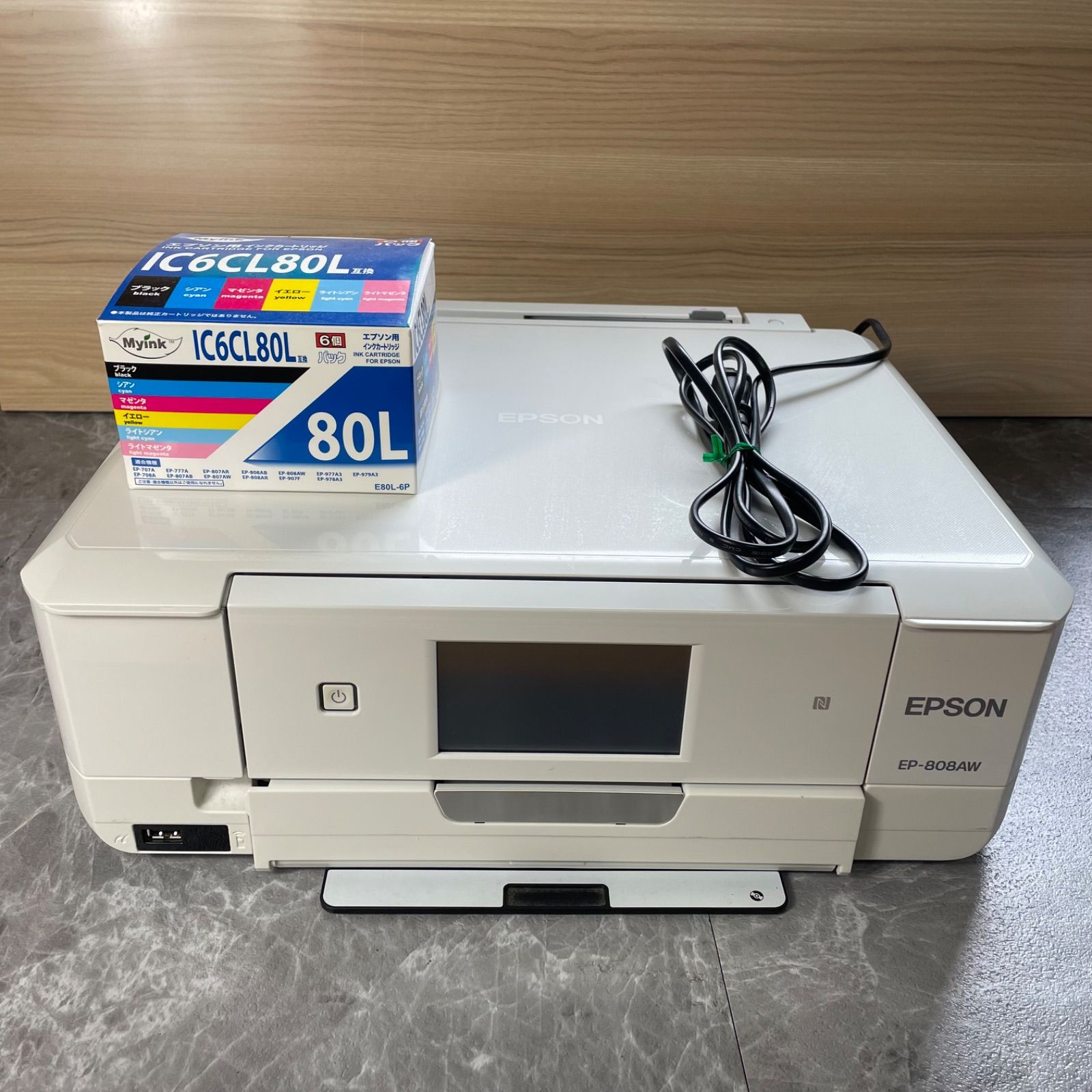EPSON エプソン EP-808AW カラリオ インクジェットプリンター - メルカリ