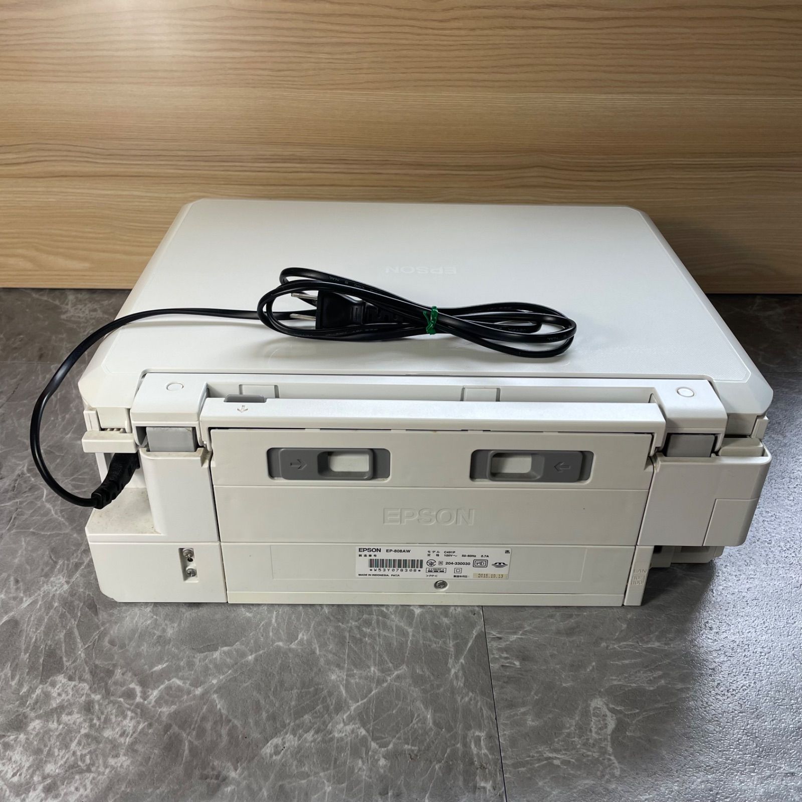 EPSON エプソン EP-808AW カラリオ インクジェットプリンター - メルカリ