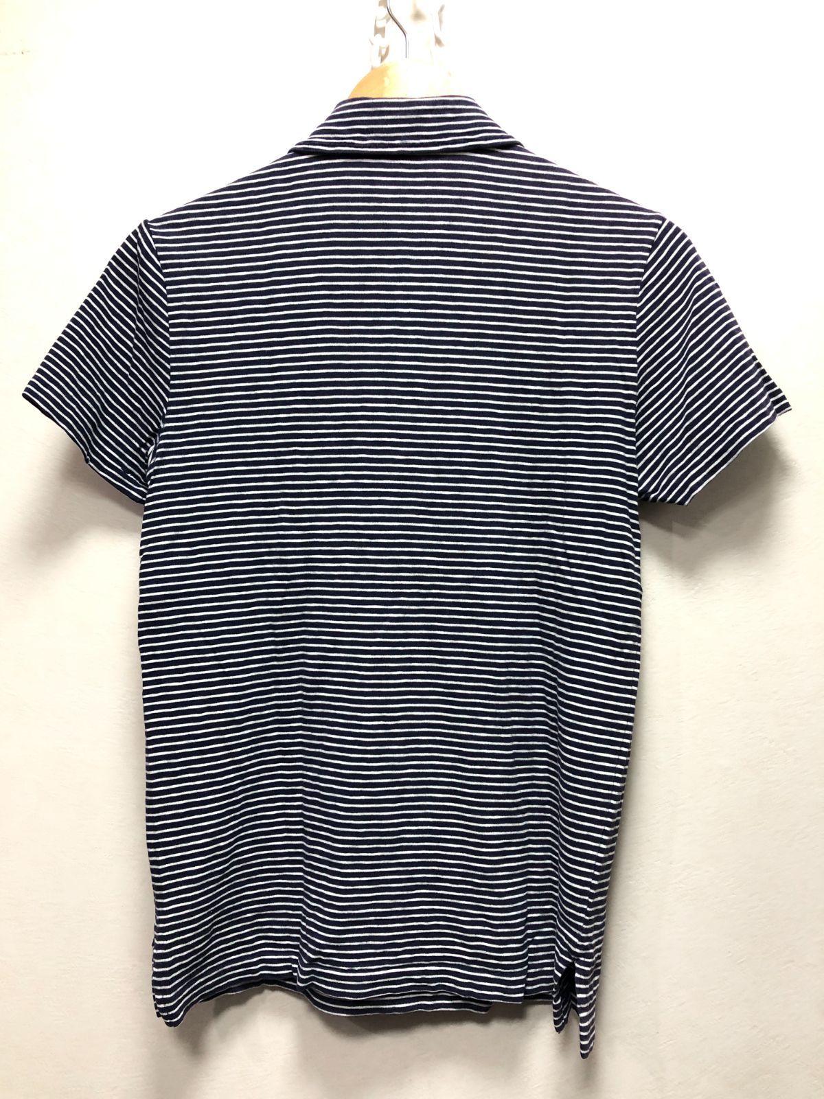 516092 RRL DOUBLE RL 半袖 ボーダー ポロシャツ XS RALPH LAUREN