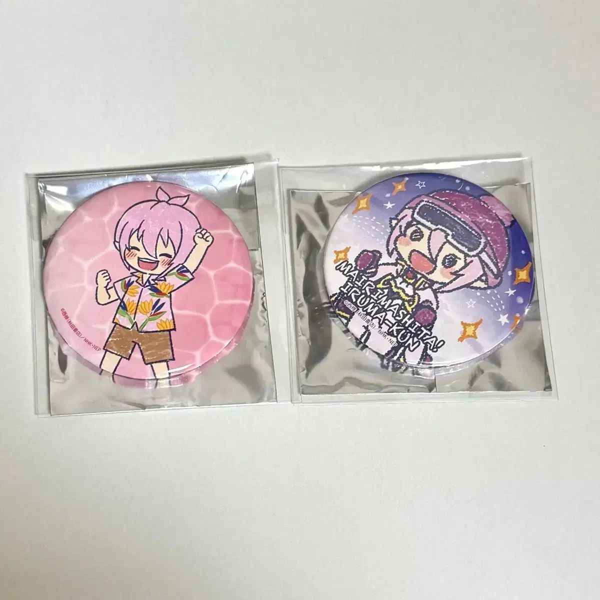キャラクターイラスト ピンバッジ 10個セット チェキ カンミン サイン入り : VEY Trigger お名前つきサインチェキ