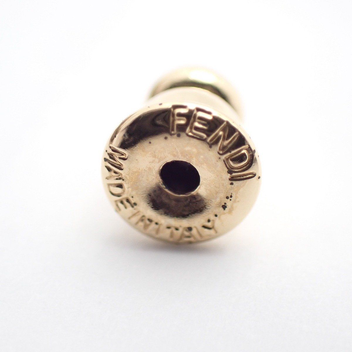 FENDI フェンディ オーロック ピアス ゴールド色金具/ラインストーン