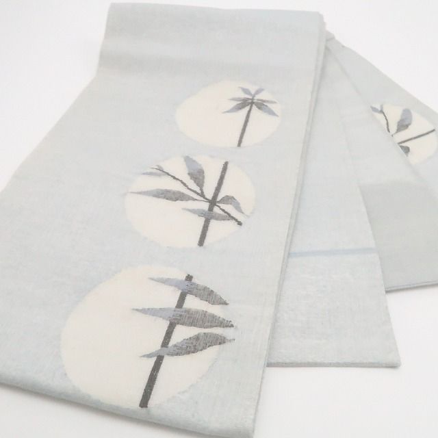 ユキヨ様❪8176❫ ❀夏❀ 紗 袋帯（正絹） 新品・夏袋帯】紗 夏着物 正絹 tomihisa“静かな風情が装いを引き立てる