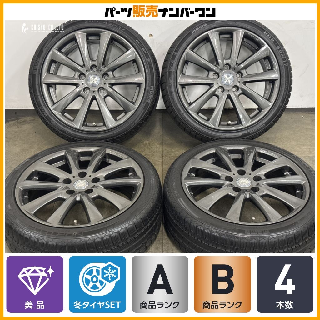 【美品】チームスパルコ ヴァローサ 17in 7J +52 PCD112 モモ ノースポールW2 205/45R17 MINI ミニ クーパー コンバーチブル ロードスター