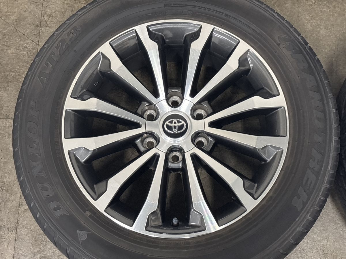 ランドクルーザープラド TZ-G 純正19インチホイール4本 良好品】トヨタ 150 ランドクルーザープラド TZ-G 後期 純正 19in 7.5J