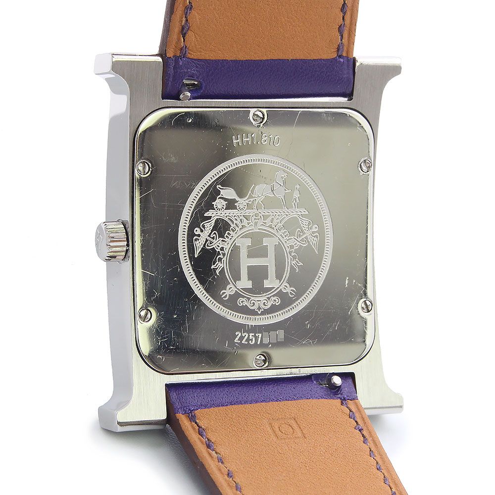 エルメス HH1.810 Hウォッチ GM 34mm クオーツ ステンレススチール