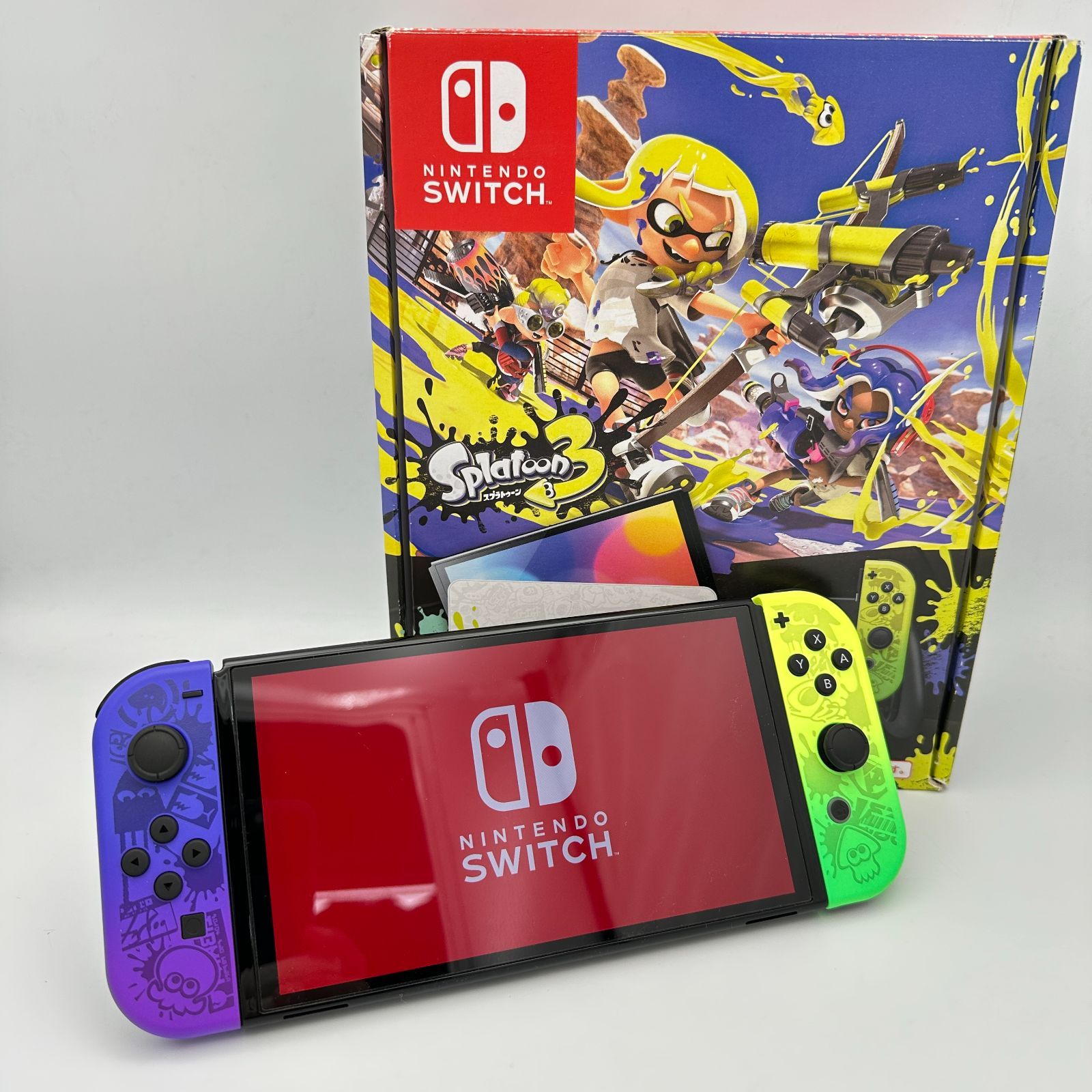 中古・美品】Nintendo Switch(有機ELモデル) スプラトゥーン3