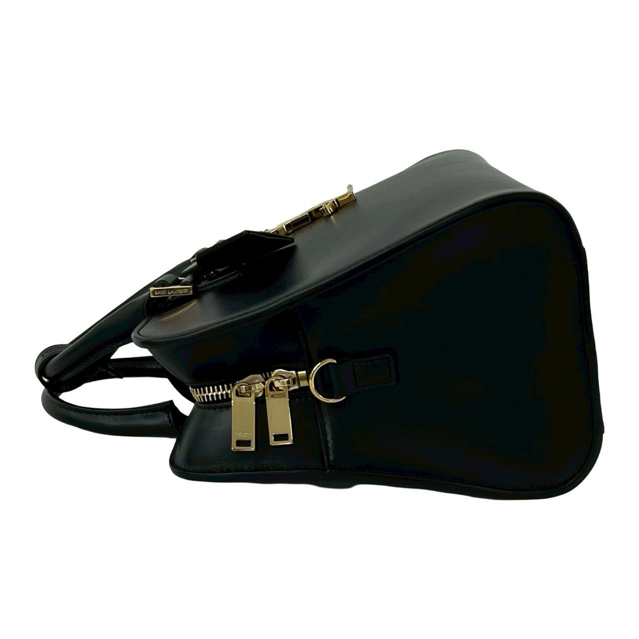 A4可 極美品 イヴサンローラン レザー トートバッグ クロコ型押し YSL金具