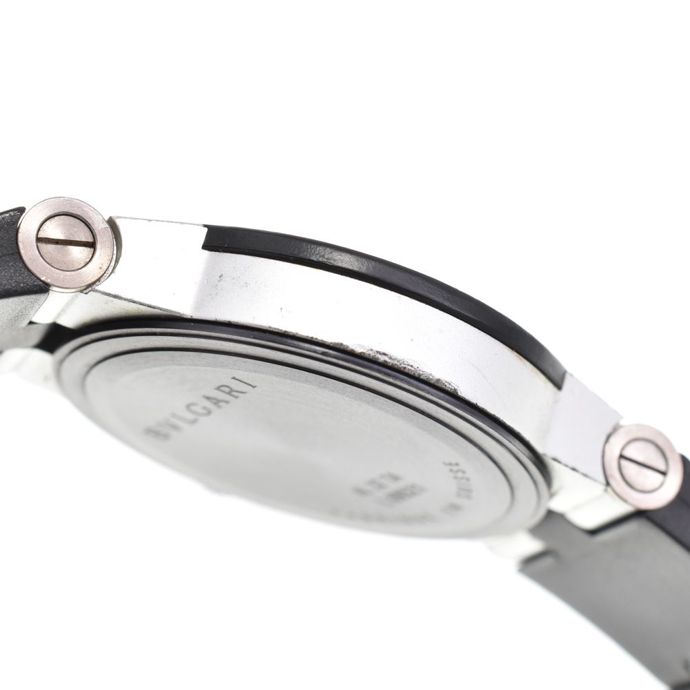 値下 ブルガリ BVLGARI AL32TA アルミニウム デイト クォーツ ユニ 