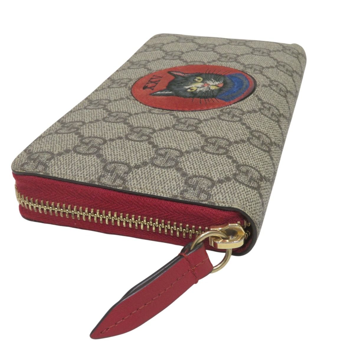 グッチ GUCCI ミスティックキャット GGスプリーム 長財布 GGスプリーム