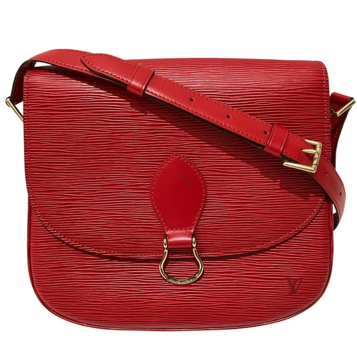 ルイ・ヴィトン LOUIS VUITTON サンクルー エピ ショルダーバッグ レザー M52197 レディース