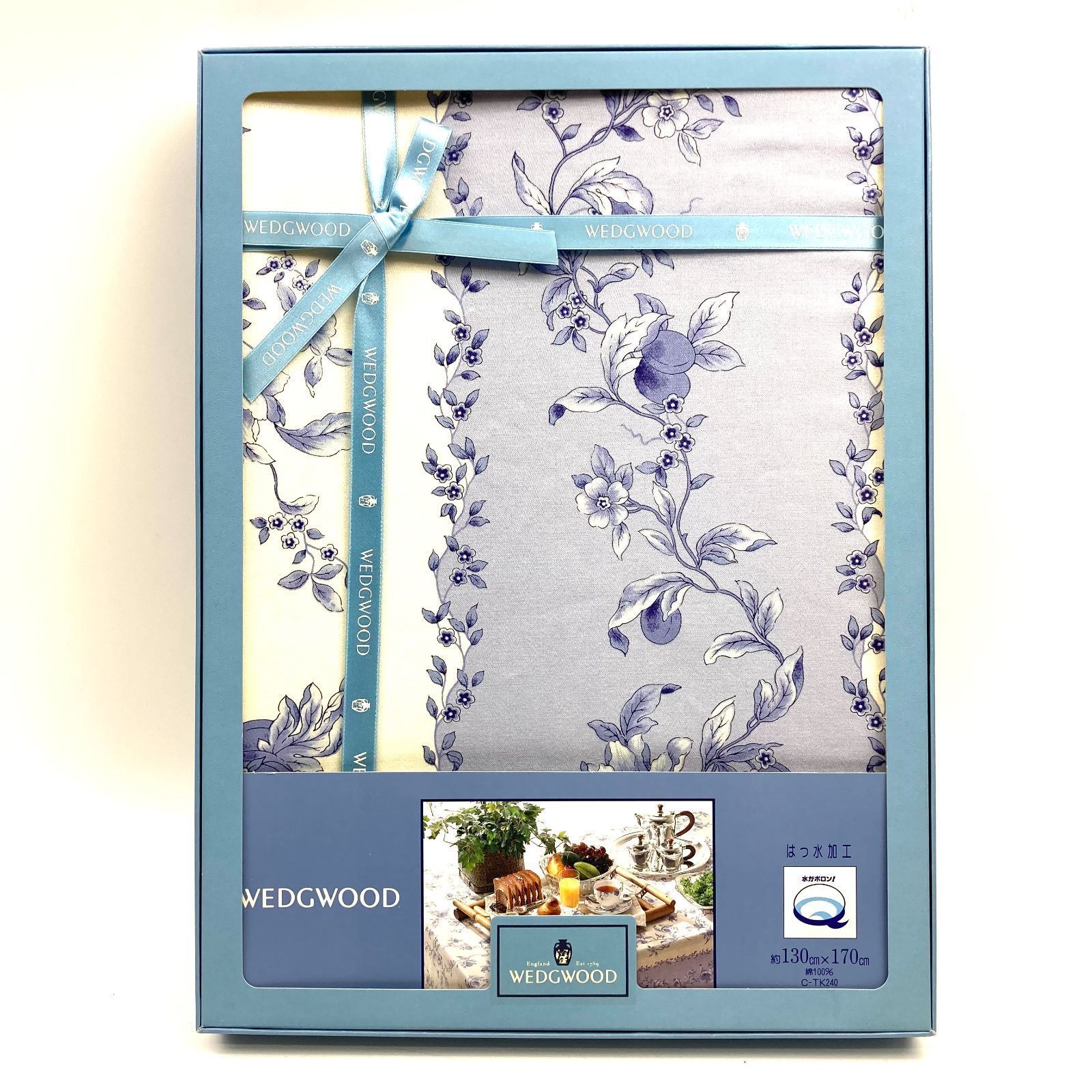 未使用保管品】WEDGWOOD ウェッジウッド テーブルクロス 130×170