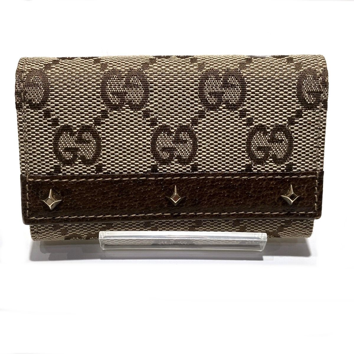 グッチ GUCCI GGキャンバス キーケース キャンバス レザー 120925 ユニ