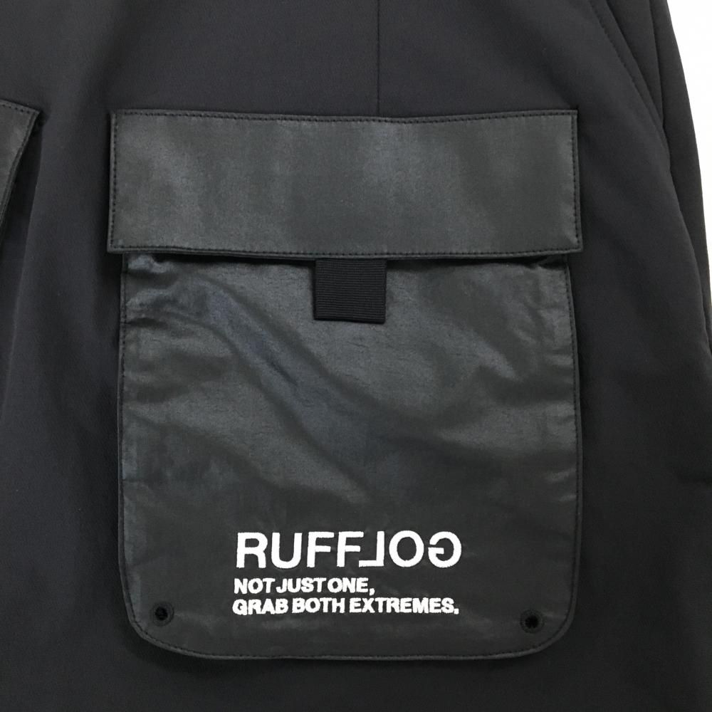 新品】ラフロッグ スカート 黒 前異素材ポケット レディース M ゴルフ