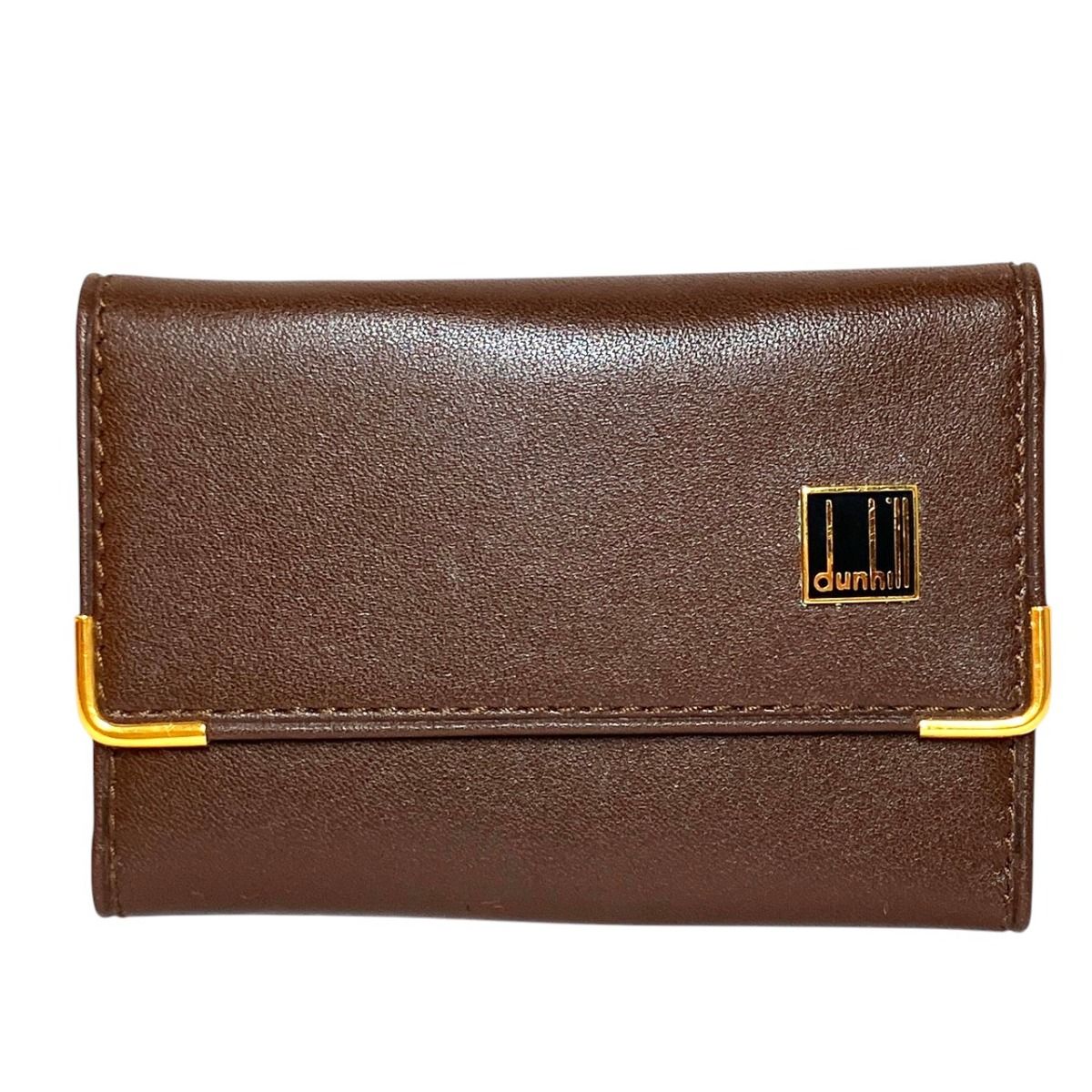 【KINちゃん ✨】　極美品　dunhill ケース レザー ダンヒル Dunhill キーケース レザー メンズ - メルカリ